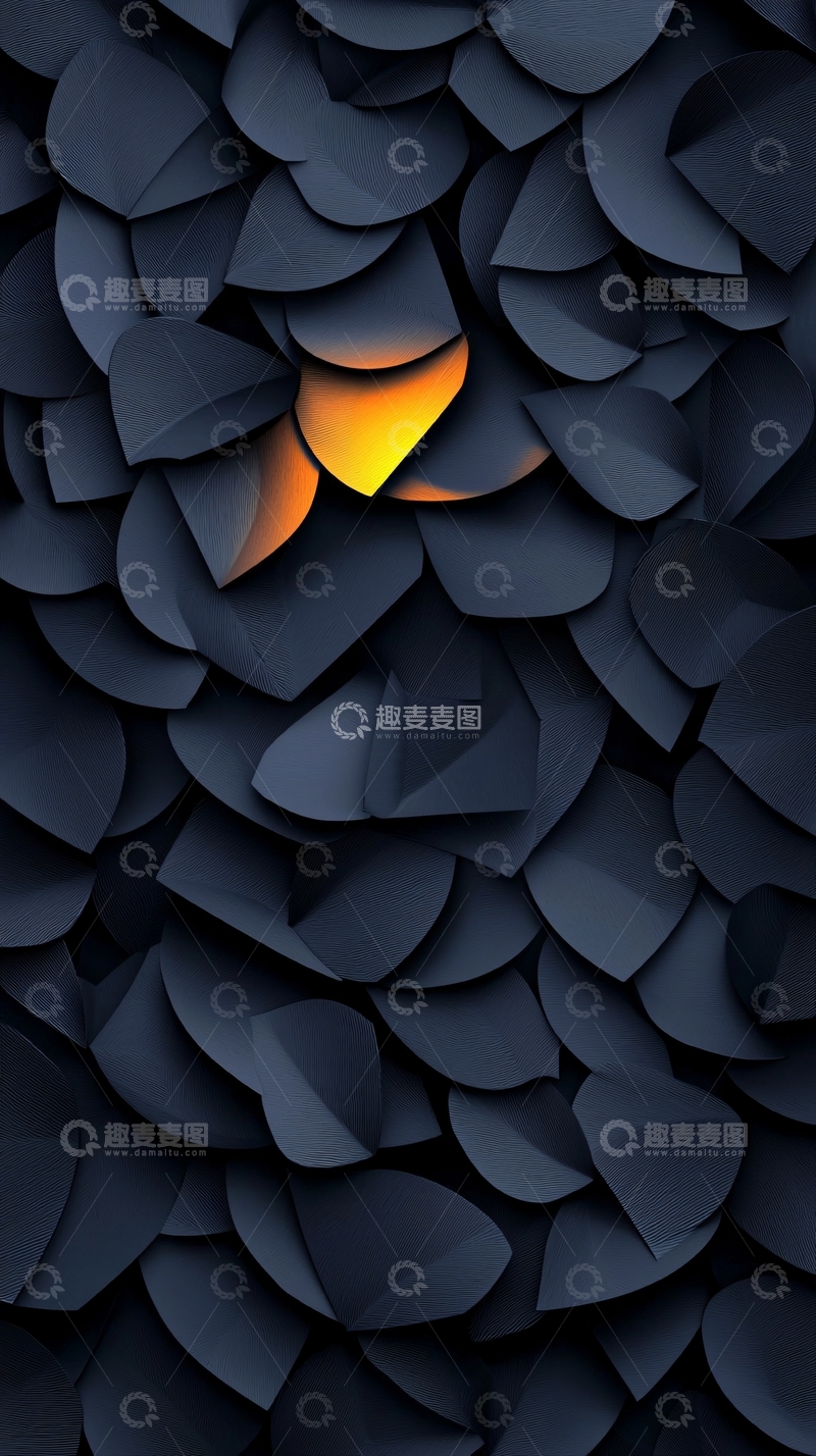 高清大图下载【趣麦麦图】深色抽象几何图案背景