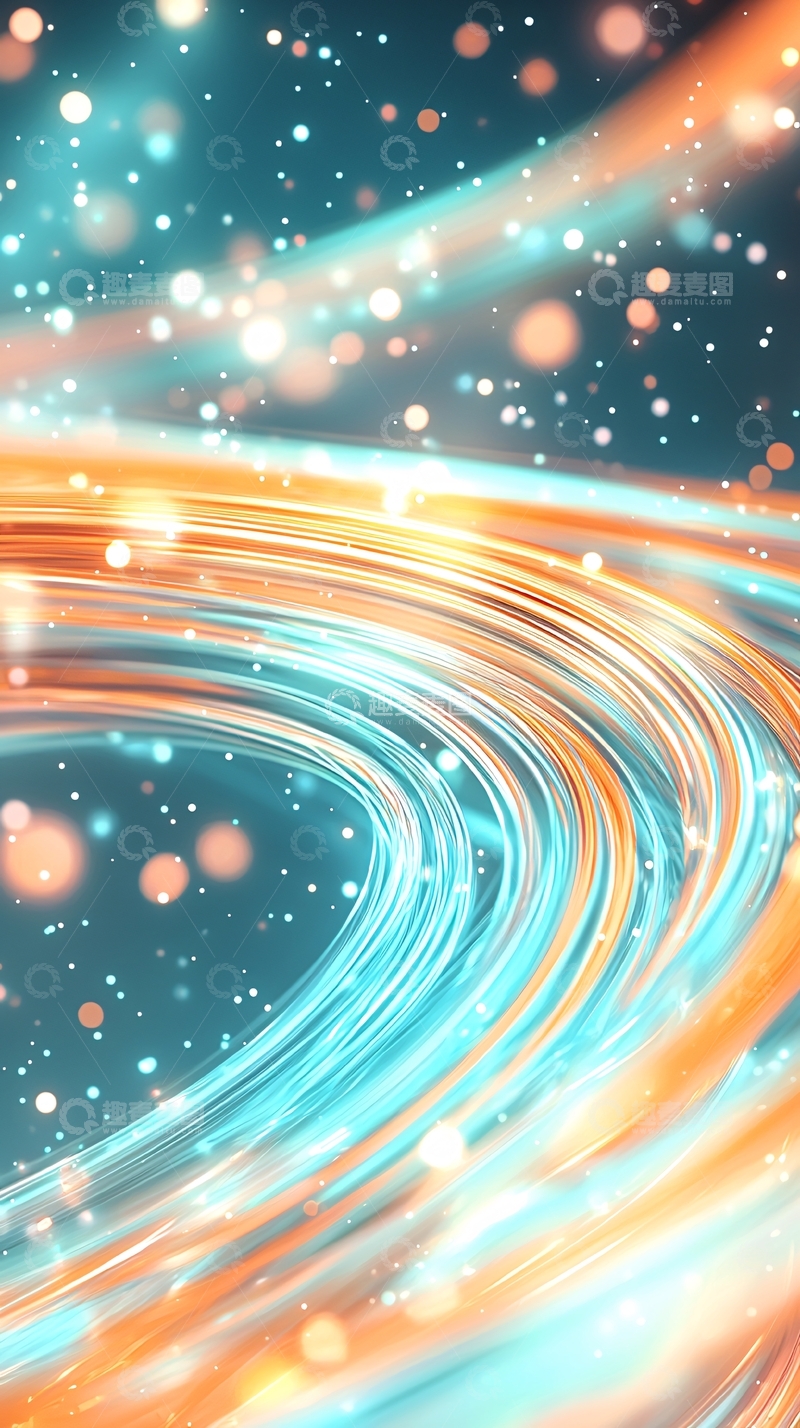 高清大图下载【趣麦麦图】光流动感抽象背景