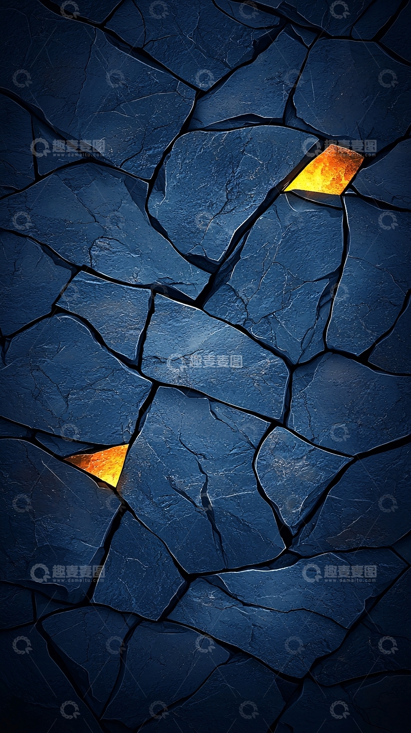 高清大图下载【趣麦麦图】裂开的岩石纹理背景