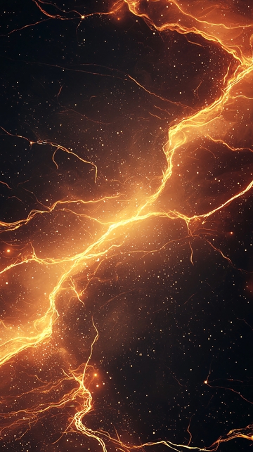 电光火石星空背景