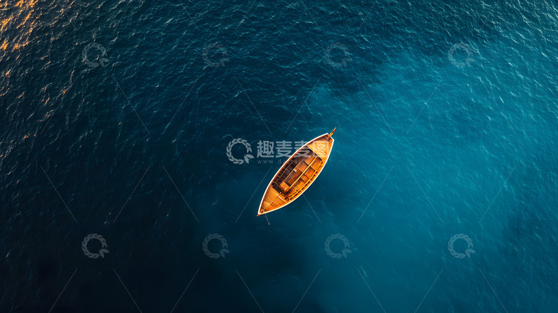 高清大图下载【趣麦麦图】大海上的小船2
