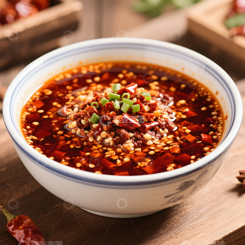 高清大图下载【趣麦麦图】油泼辣子