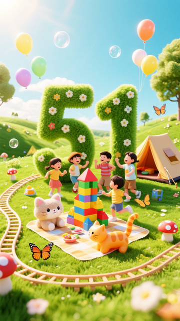 51劳动节五一海报背景5