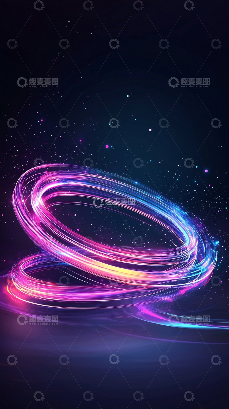 高清大图下载【趣麦麦图】光圈旋转动态壁纸