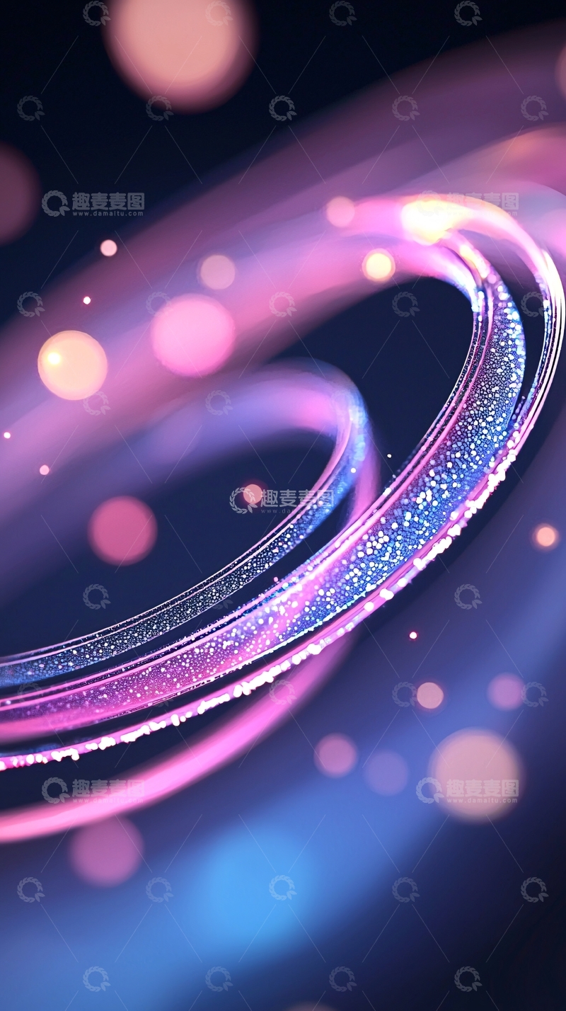 高清大图下载【趣麦麦图】梦幻光圈动态壁纸