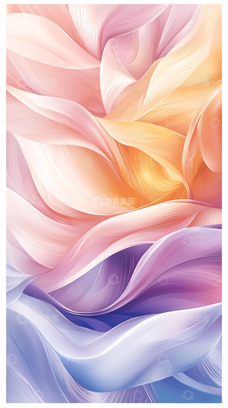 高清大图下载【趣麦麦图】抽象波浪纹理背景图