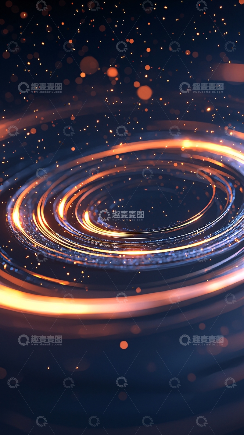 高清大图下载【趣麦麦图】光圈流动动态壁纸