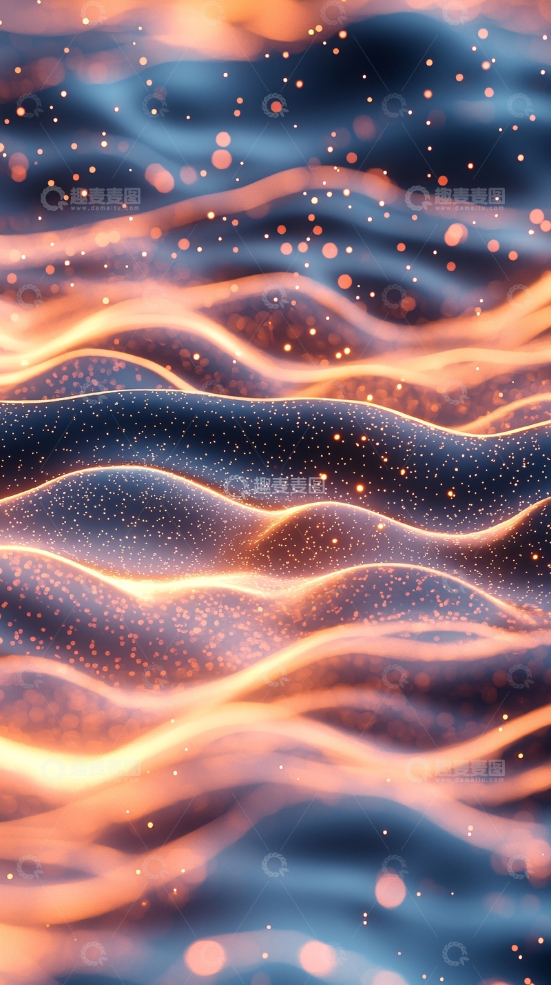 高清大图下载【趣麦麦图】波光粼粼的水面纹理背景