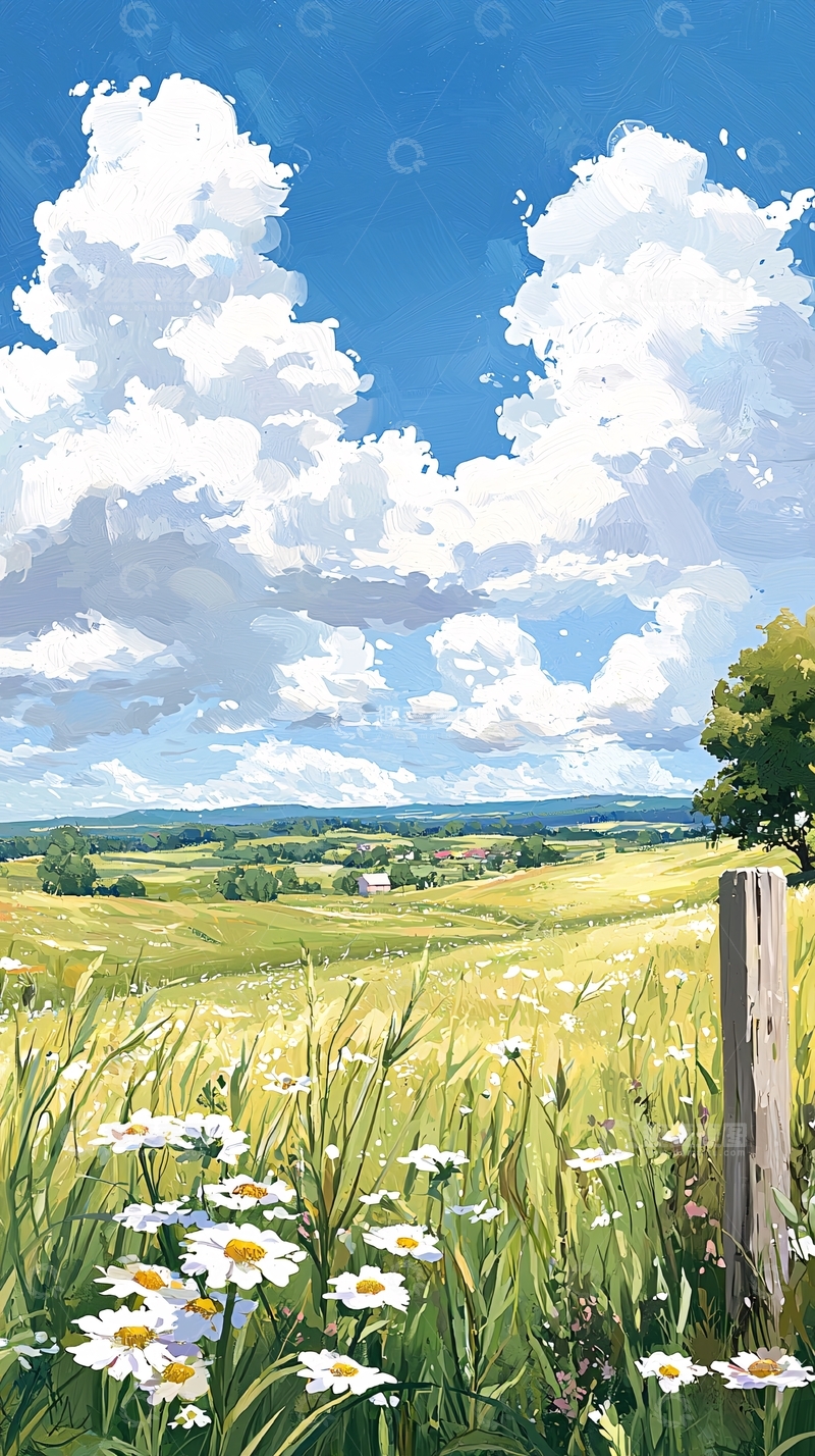 高清大图下载【趣麦麦图】夏日田园风光12