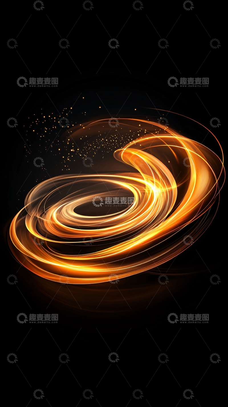 高清大图下载【趣麦麦图】金色光晕动态壁纸