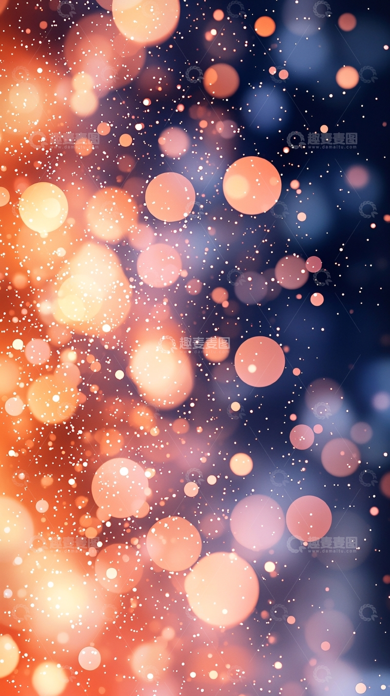 高清大图下载【趣麦麦图】梦幻光斑背景素材