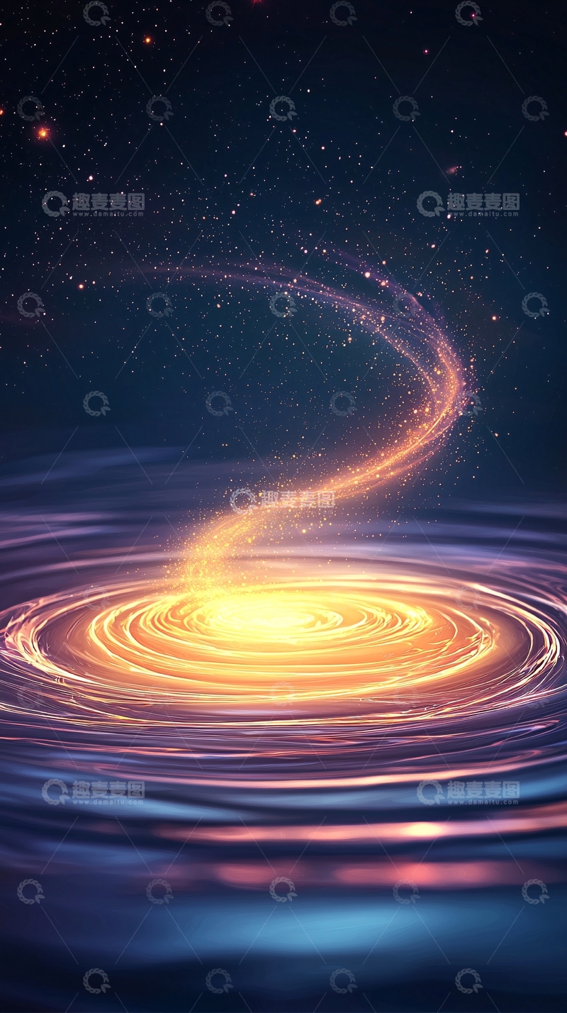 高清大图下载【趣麦麦图】星云漩涡动态壁纸