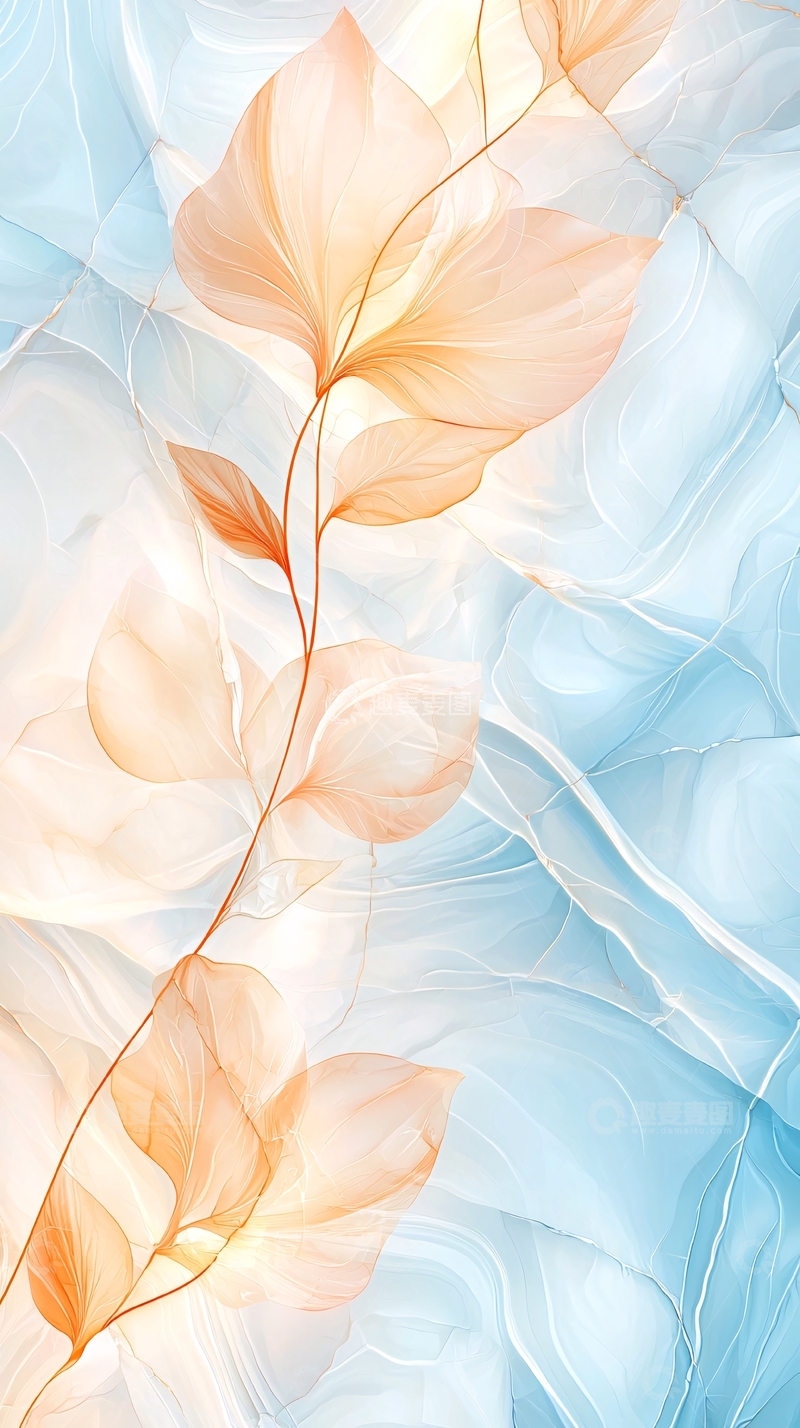 高清大图下载【趣麦麦图】抽象花卉背景图