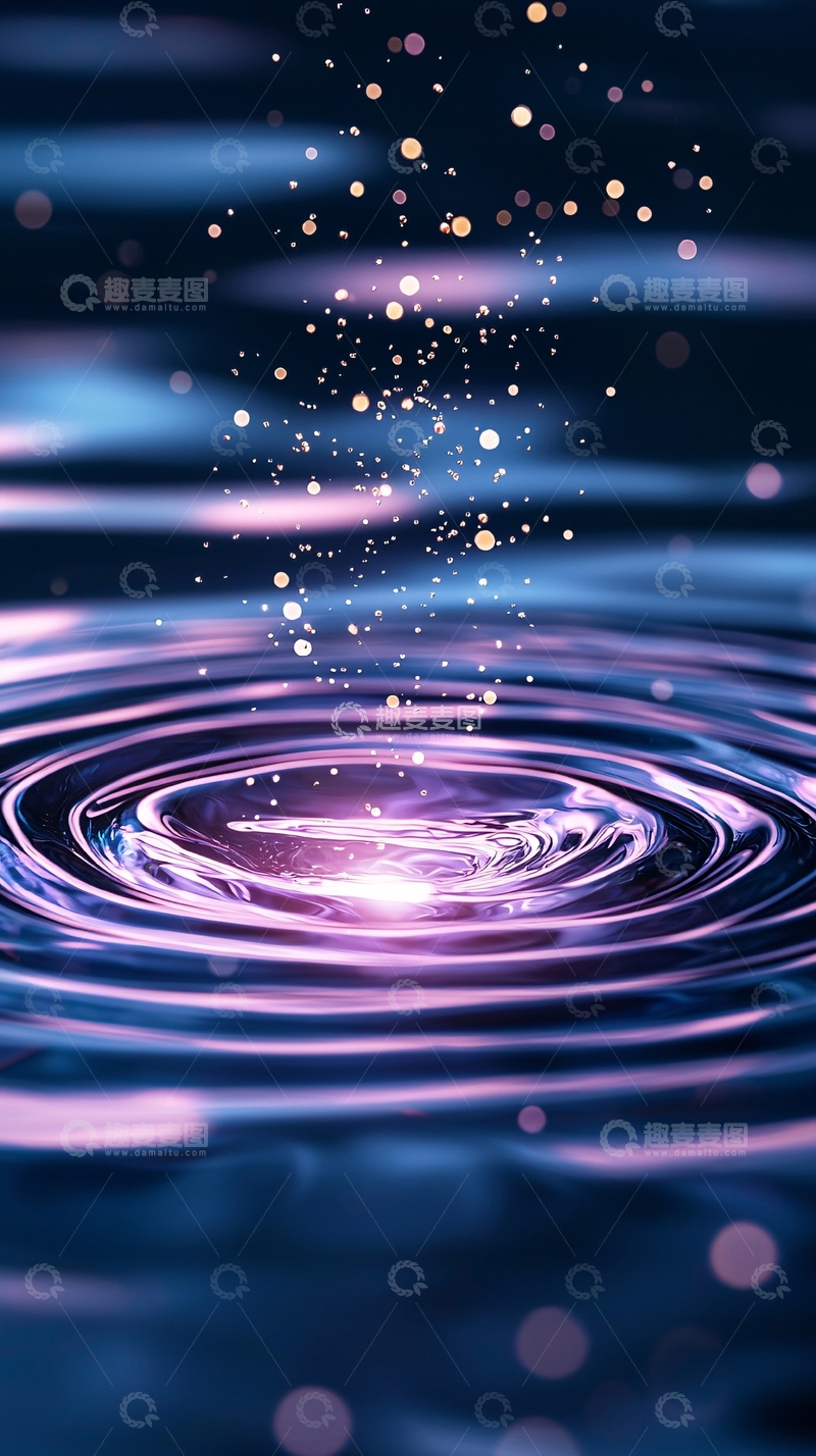 高清大图下载【趣麦麦图】水花飞溅的梦幻场景