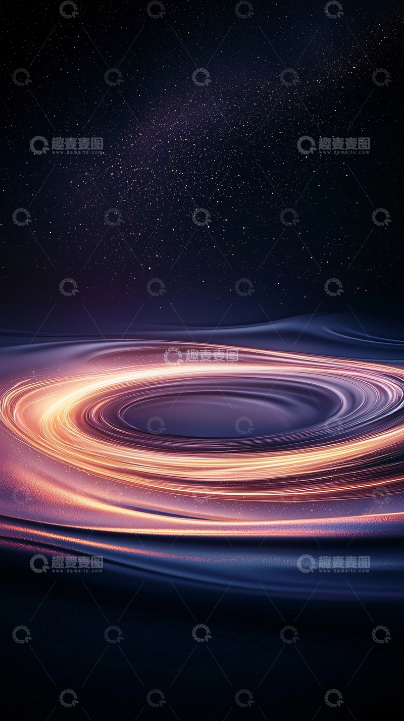 高清大图下载【趣麦麦图】星河漩涡动态壁纸