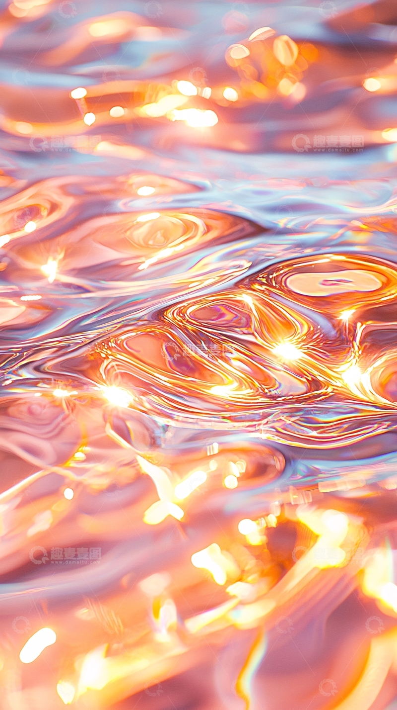 高清大图下载【趣麦麦图】流动光影抽象艺术背景
