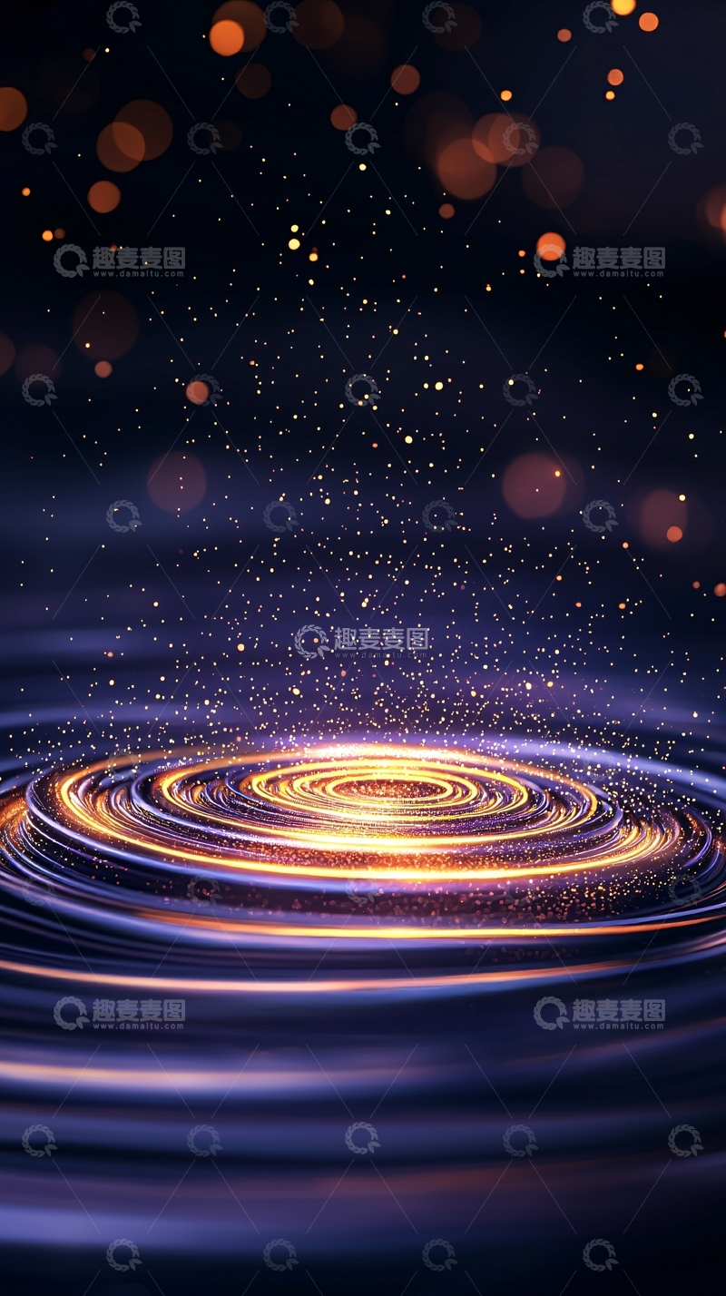 高清大图下载【趣麦麦图】星河漩涡动态壁纸