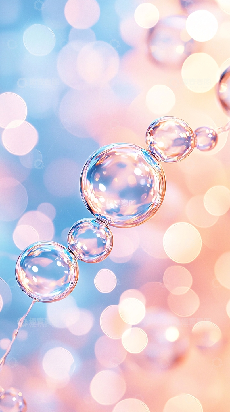 梦幻泡泡背景素材