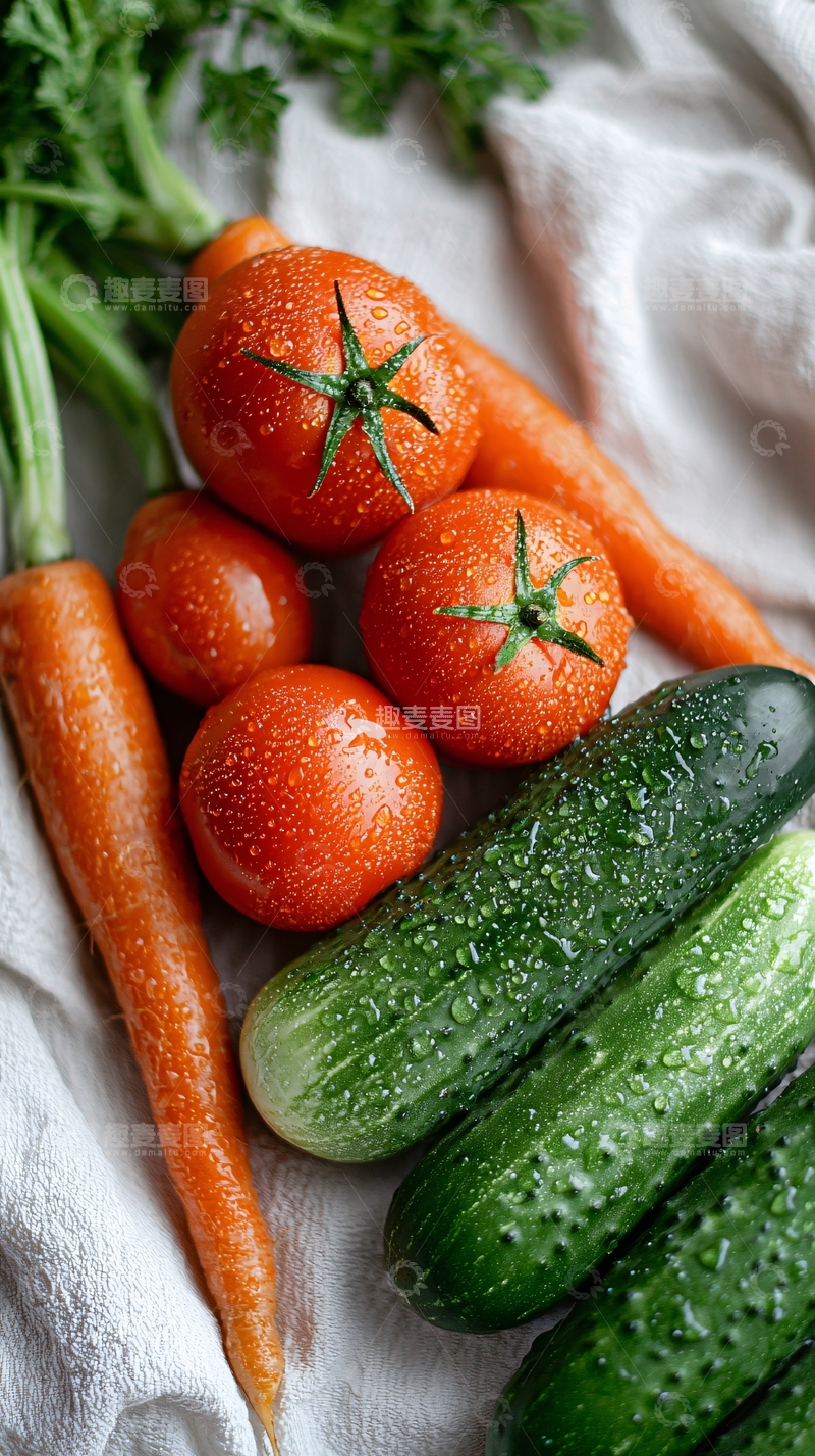 高清大图下载【趣麦麦图】新鲜蔬菜组合