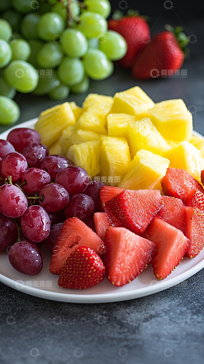 高清大图下载【趣麦麦图】新鲜水果拼盘