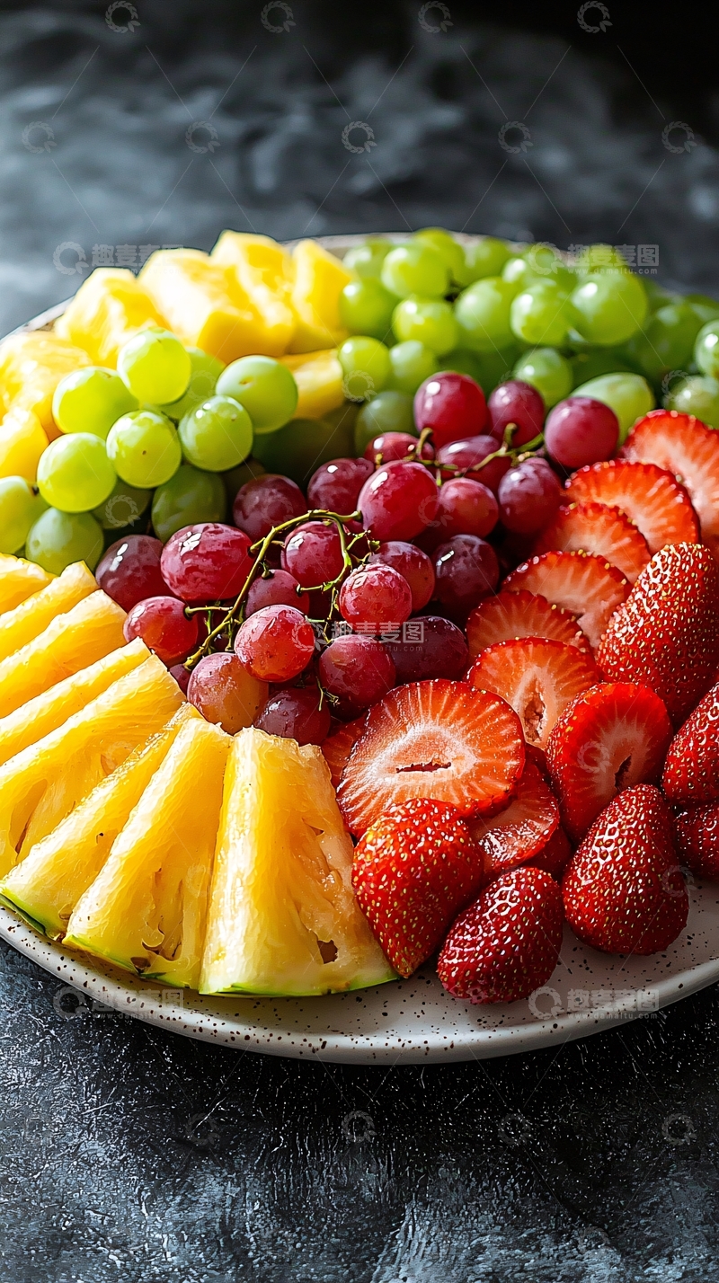 高清大图下载【趣麦麦图】新鲜水果拼盘