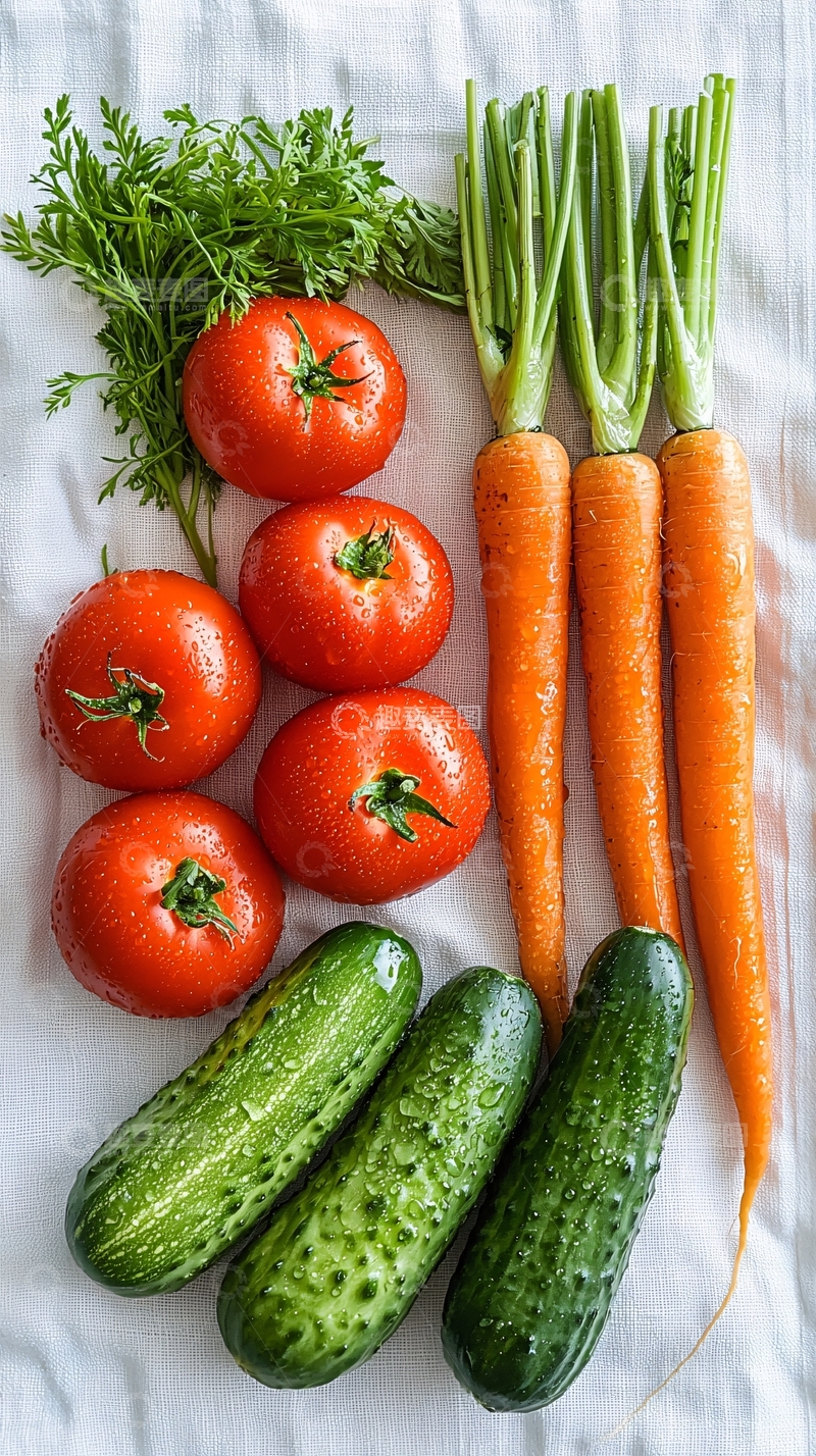 高清大图下载【趣麦麦图】新鲜蔬菜组合