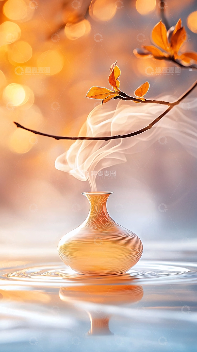 高清大图下载【趣麦麦图】秋日花香袅袅升起