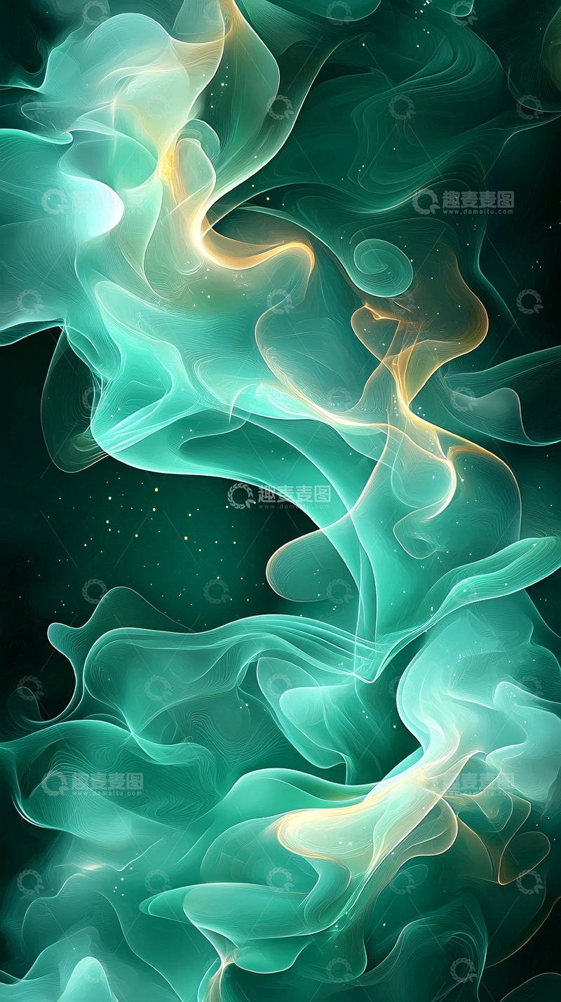 高清大图下载【趣麦麦图】抽象流动线条背景图