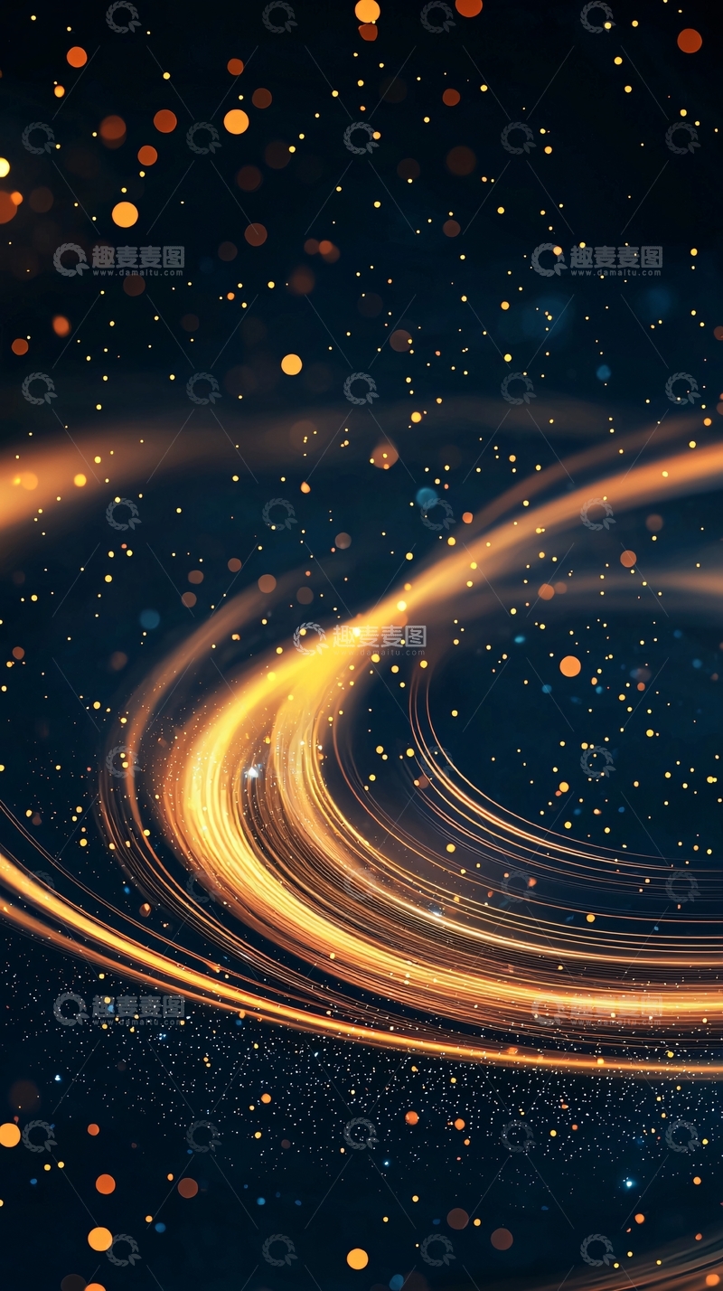 高清大图下载【趣麦麦图】光轨星河背景图