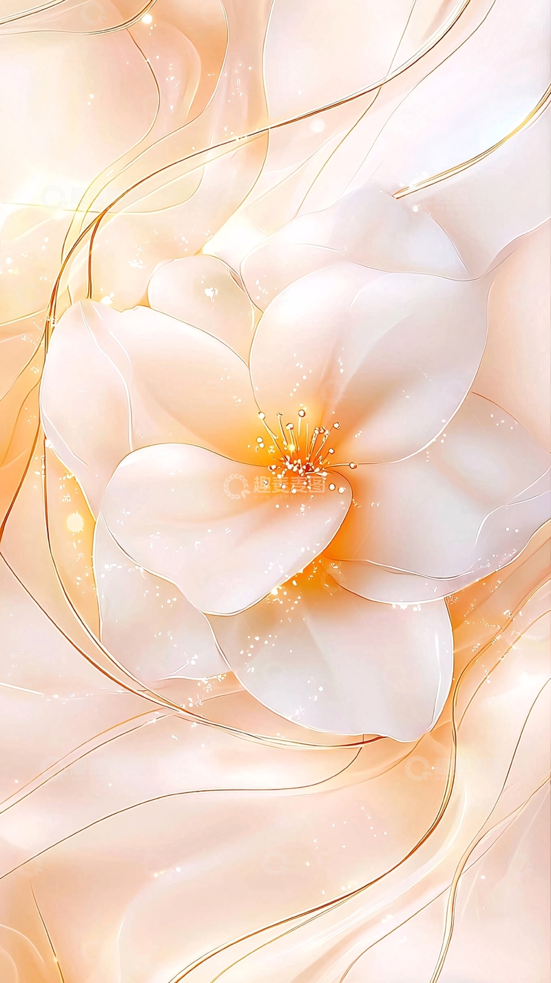 高清大图下载【趣麦麦图】梦幻花朵背景图