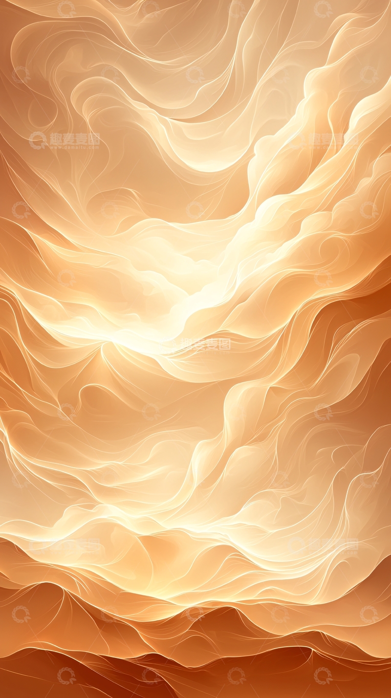 高清大图下载【趣麦麦图】抽象流动线条背景图