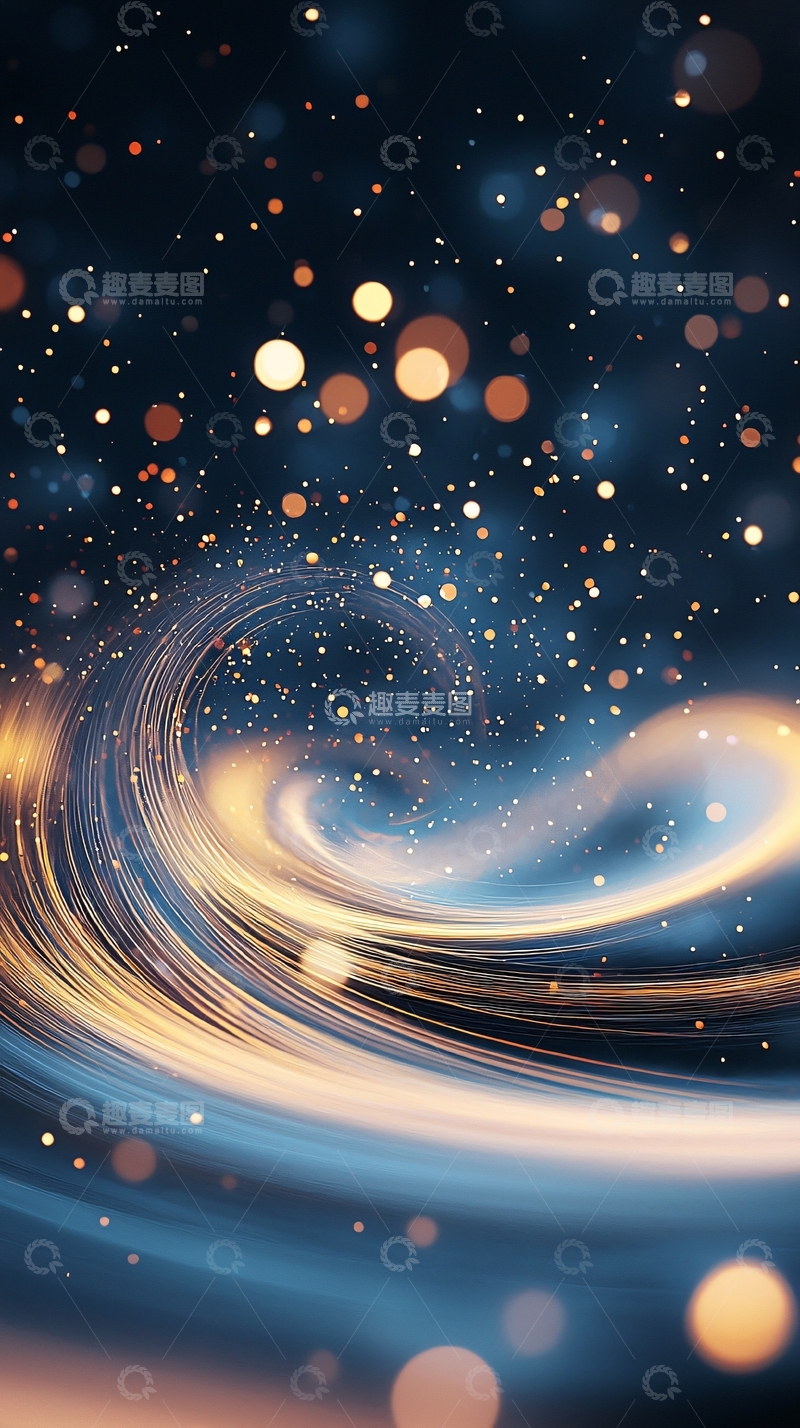 高清大图下载【趣麦麦图】星河漩涡动态壁纸