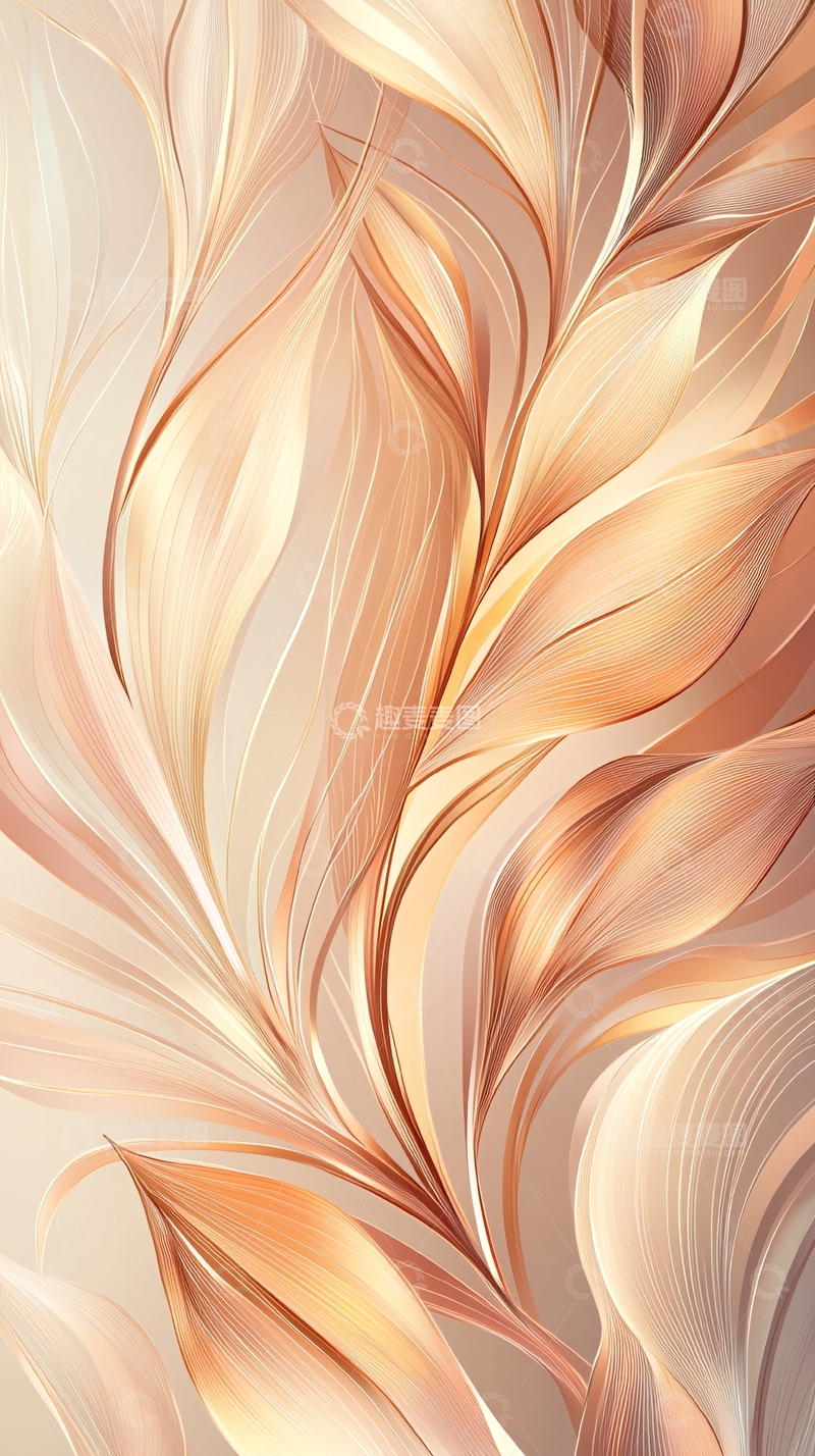 高清大图下载【趣麦麦图】抽象线条艺术背景图