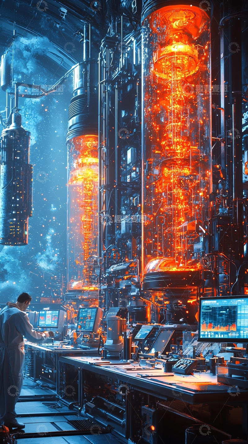 高清大图下载【趣麦麦图】未来科技实验室