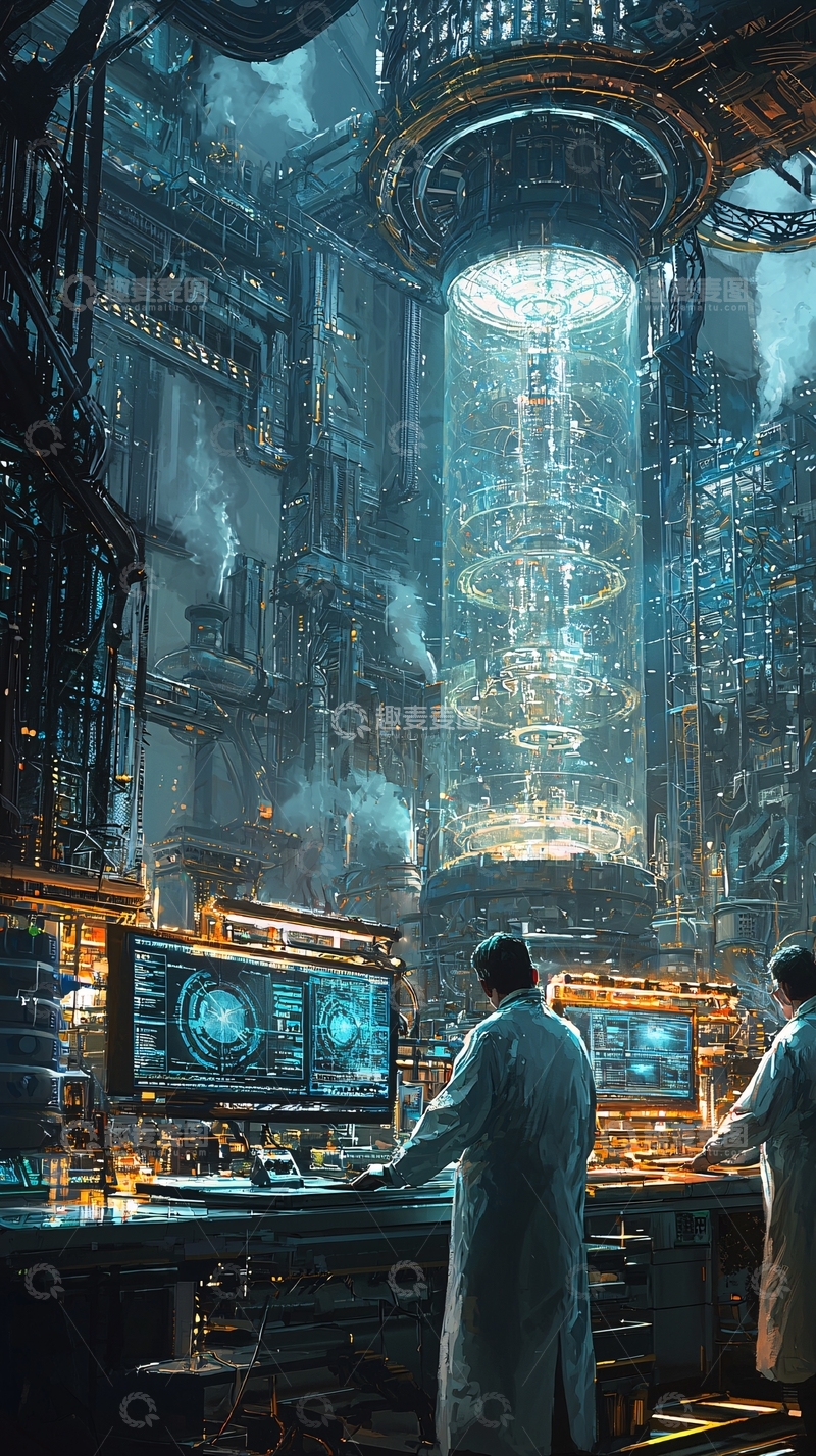 高清大图下载【趣麦麦图】未来科技实验室