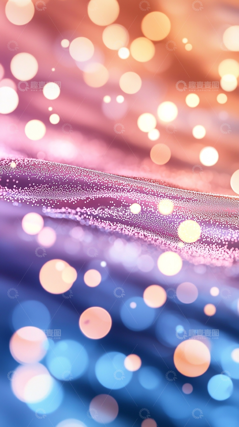 高清大图下载【趣麦麦图】梦幻光斑背景素材