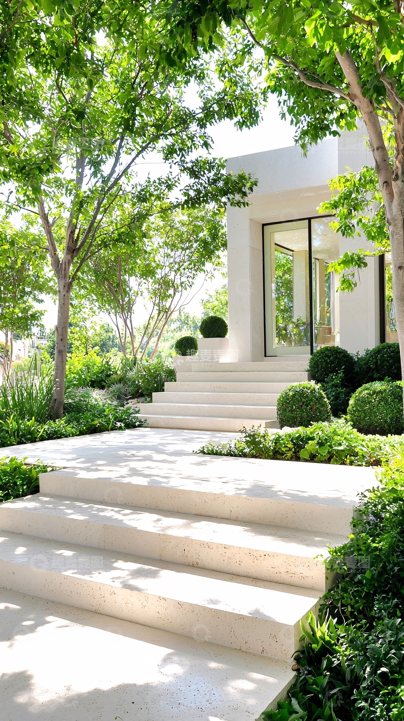 高清大图下载【趣麦麦图】现代简约庭院景观设计