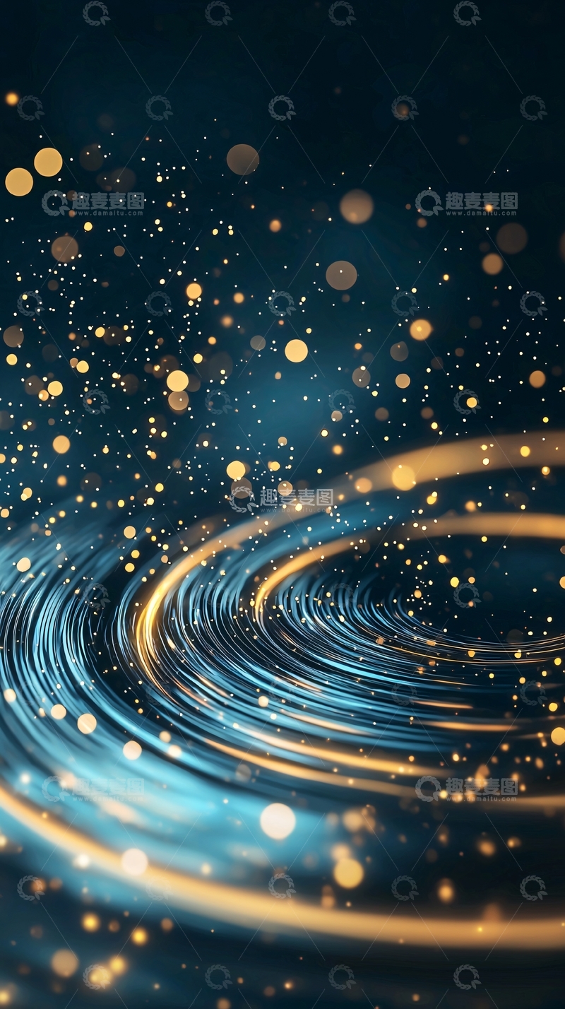 高清大图下载【趣麦麦图】光晕流动背景素材