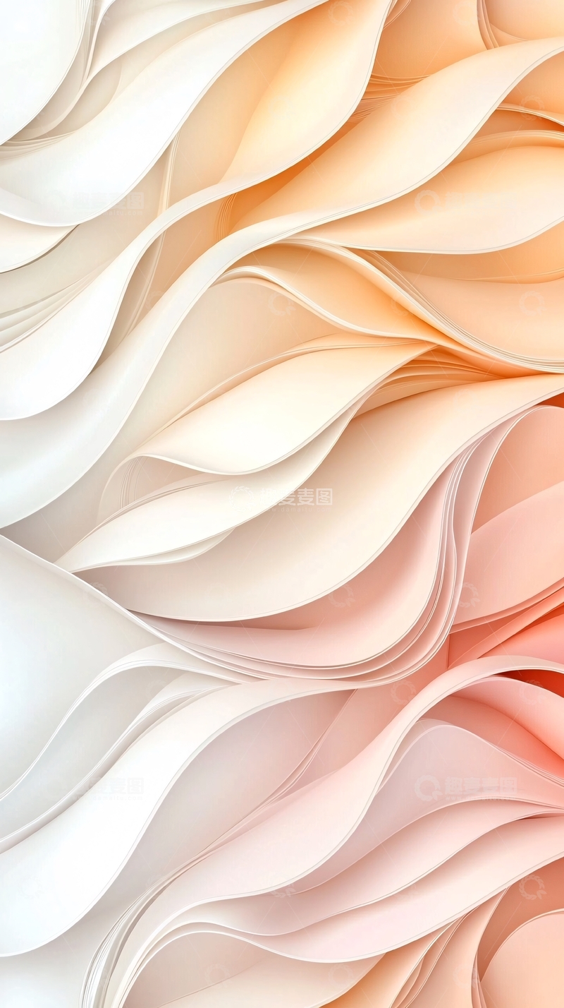 高清大图下载【趣麦麦图】柔和波浪纹理背景图