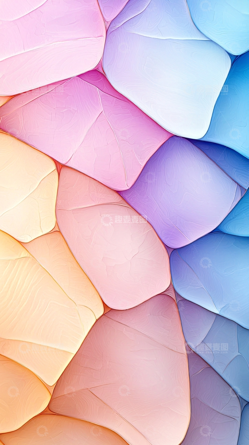 高清大图下载【趣麦麦图】抽象几何色彩拼接背景图