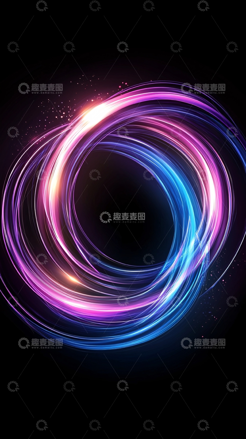 高清大图下载【趣麦麦图】光圈旋转动态效果背景