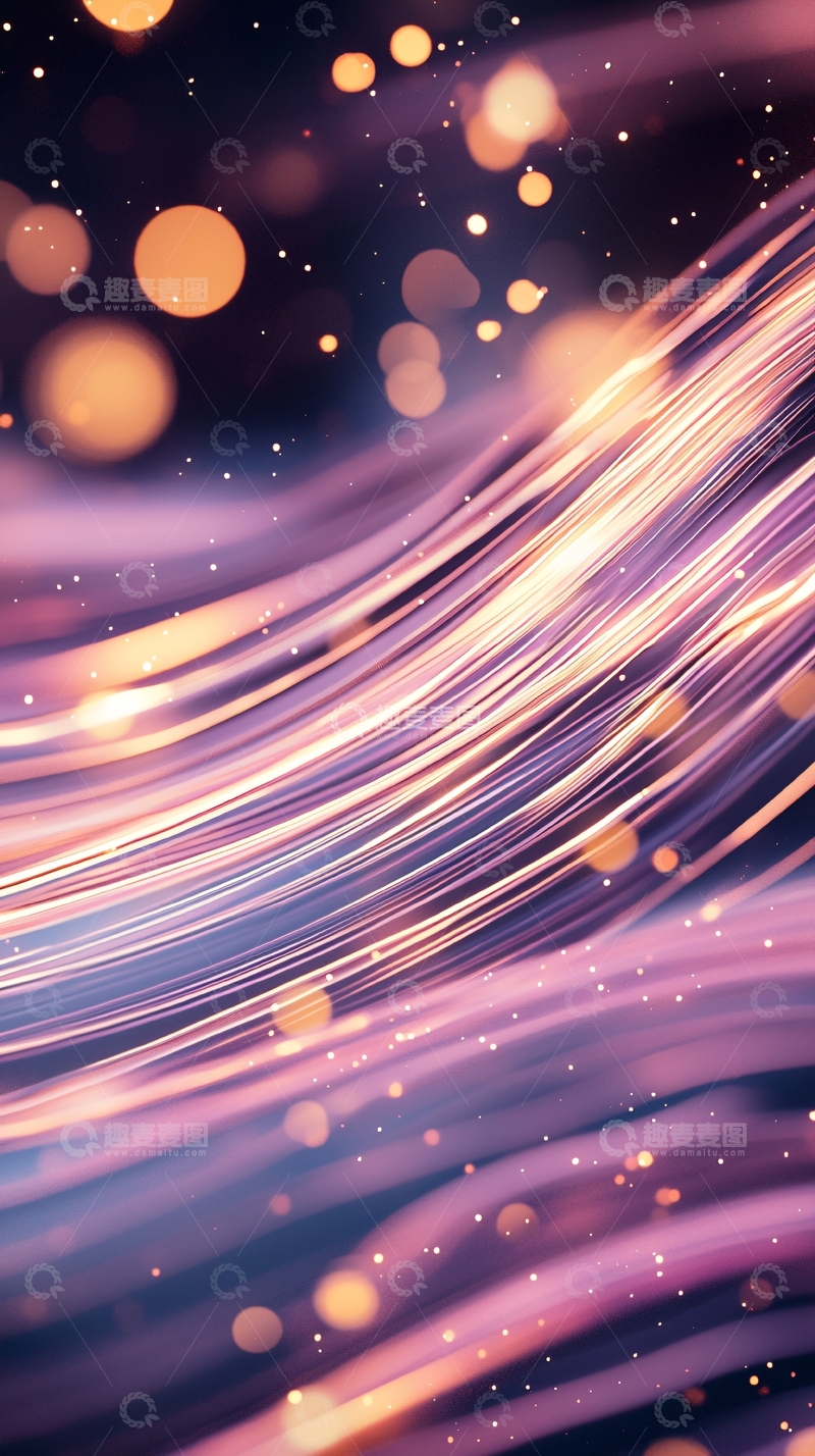 高清大图下载【趣麦麦图】光流动感抽象背景