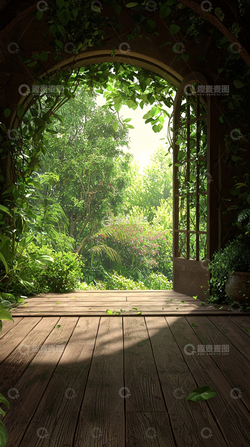 高清大图下载【趣麦麦图】森林中的秘密花园
