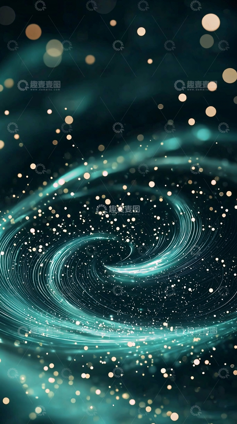 高清大图下载【趣麦麦图】星河漩涡动态壁纸