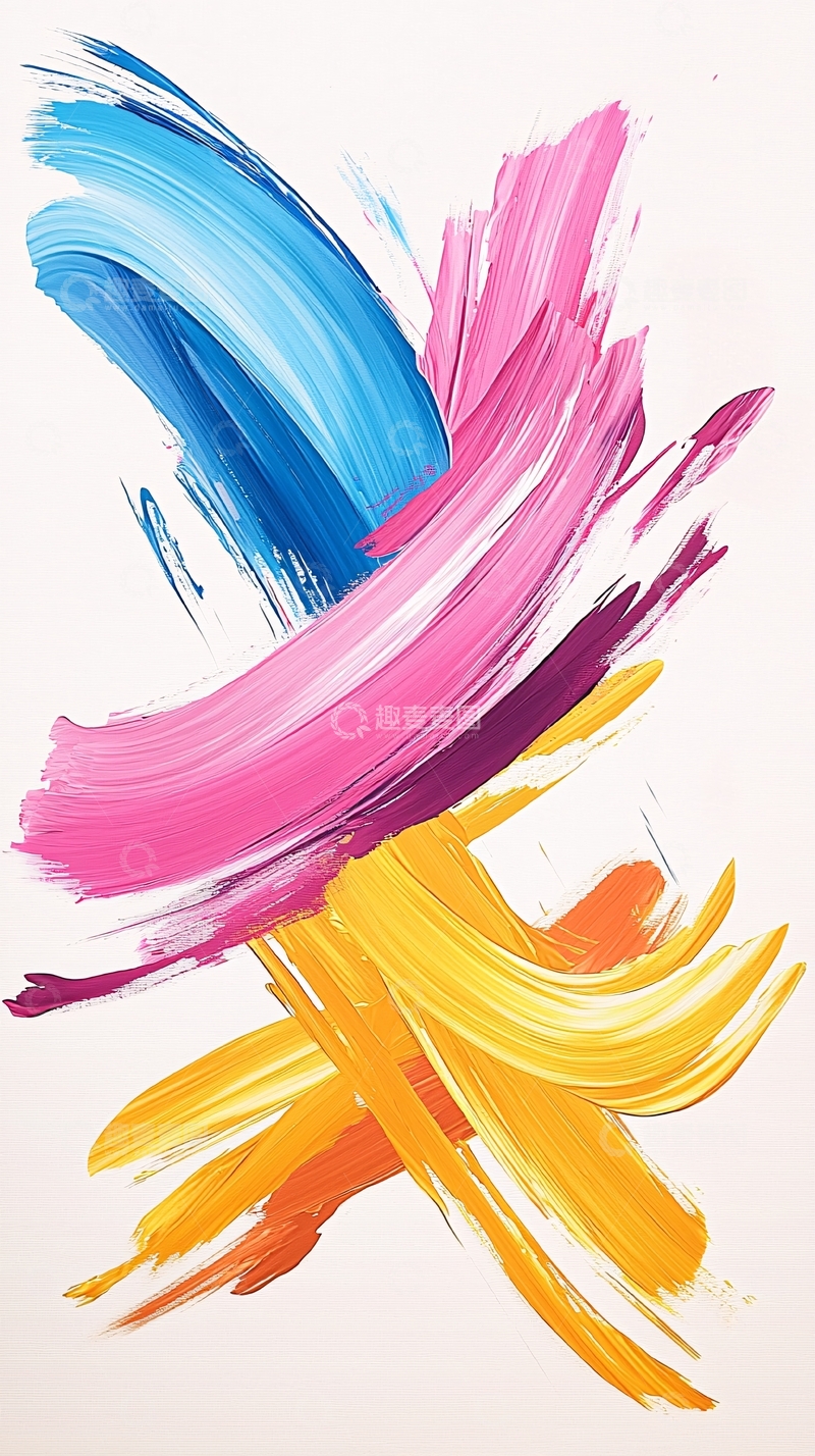 高清大图下载【趣麦麦图】抽象色彩流动艺术背景