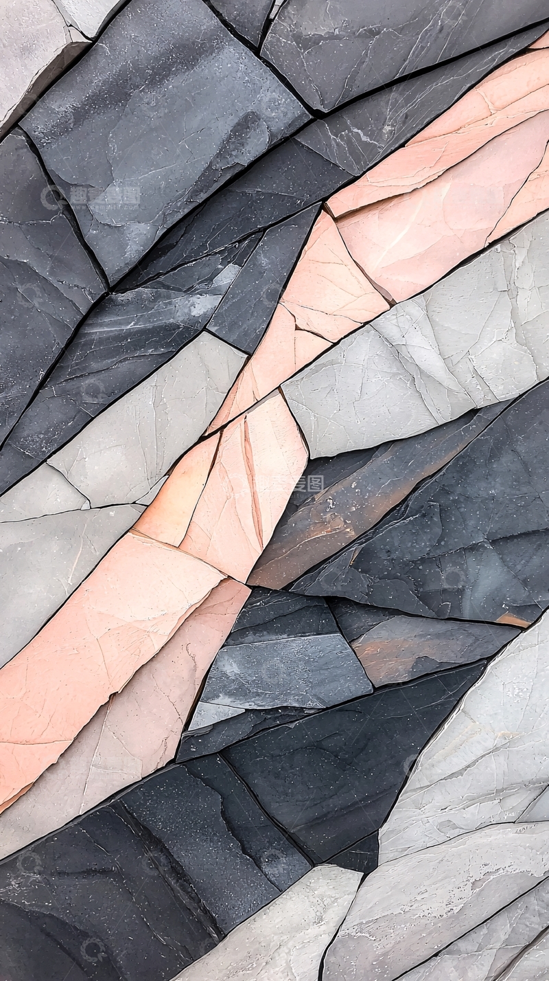 高清大图下载【趣麦麦图】抽象几何拼接纹理背景图