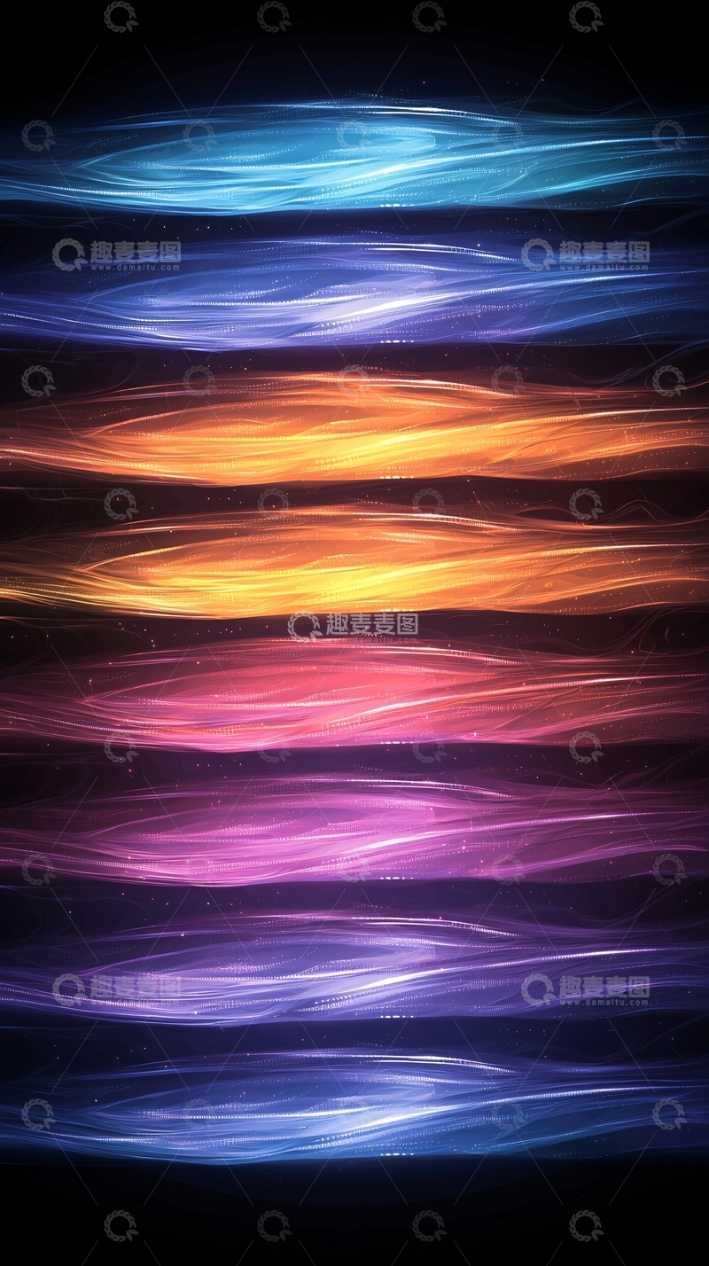 高清大图下载【趣麦麦图】色彩流动抽象背景