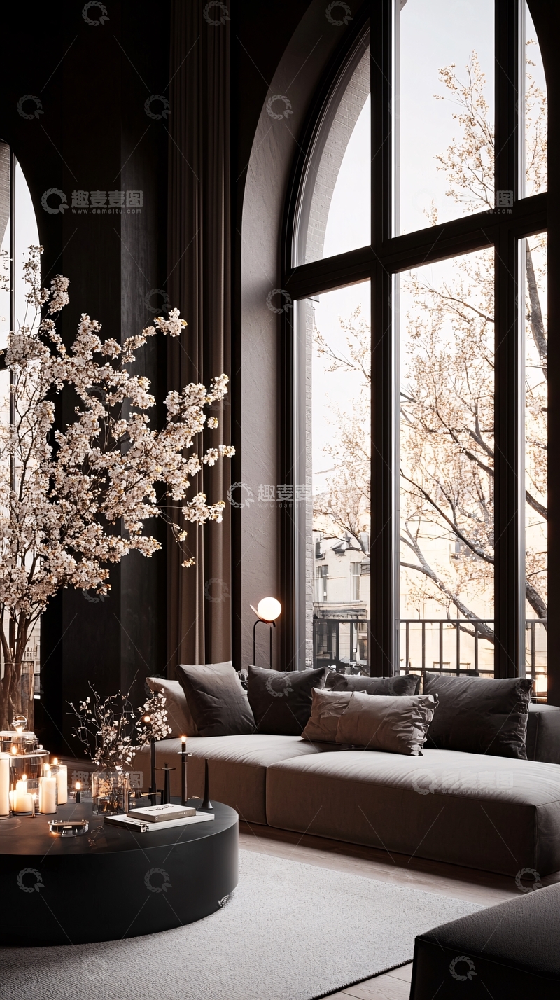 高清大图下载【趣麦麦图】现代简约客厅设计