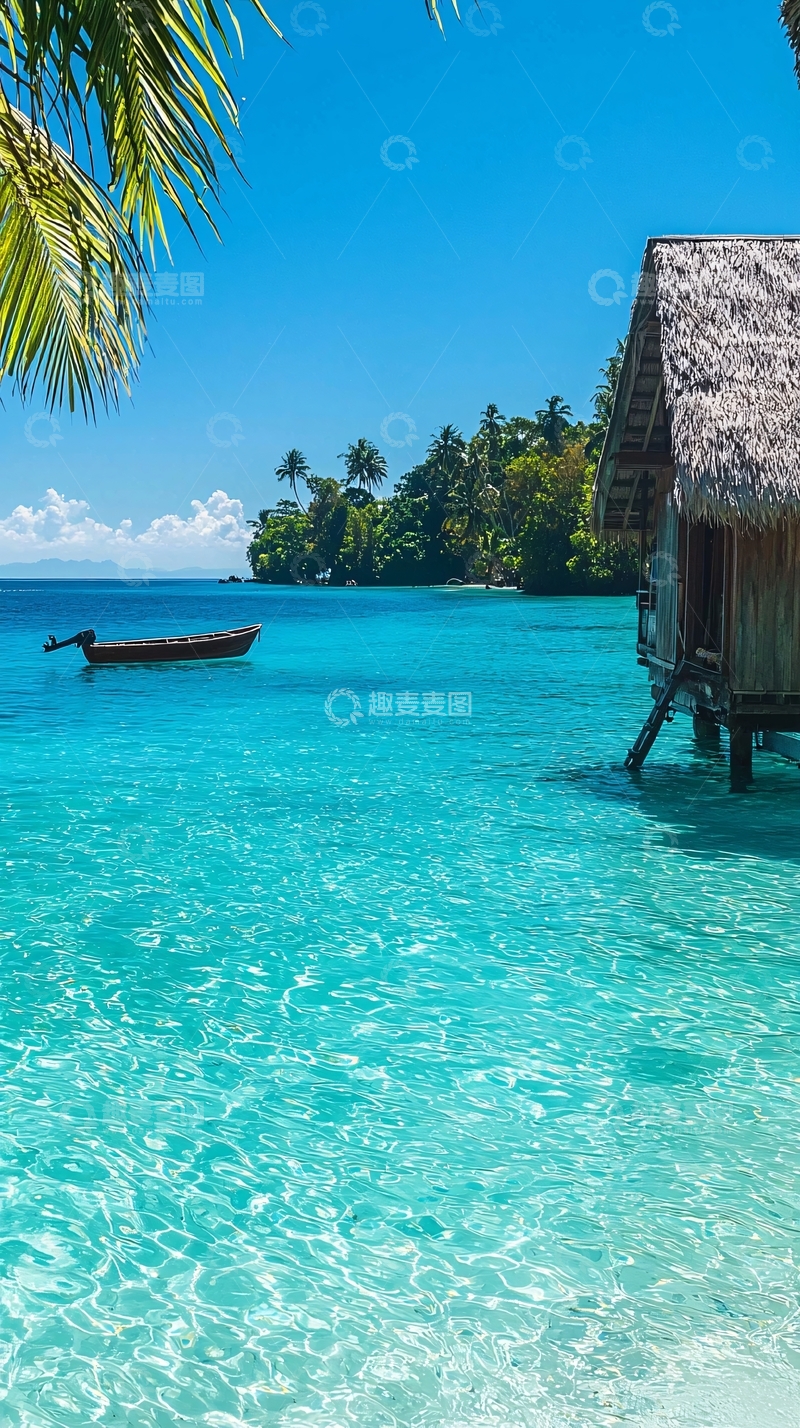 高清大图下载【趣麦麦图】热带海滩度假风光