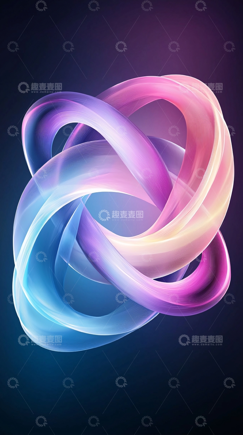 高清大图下载【趣麦麦图】抽象线条艺术背景图